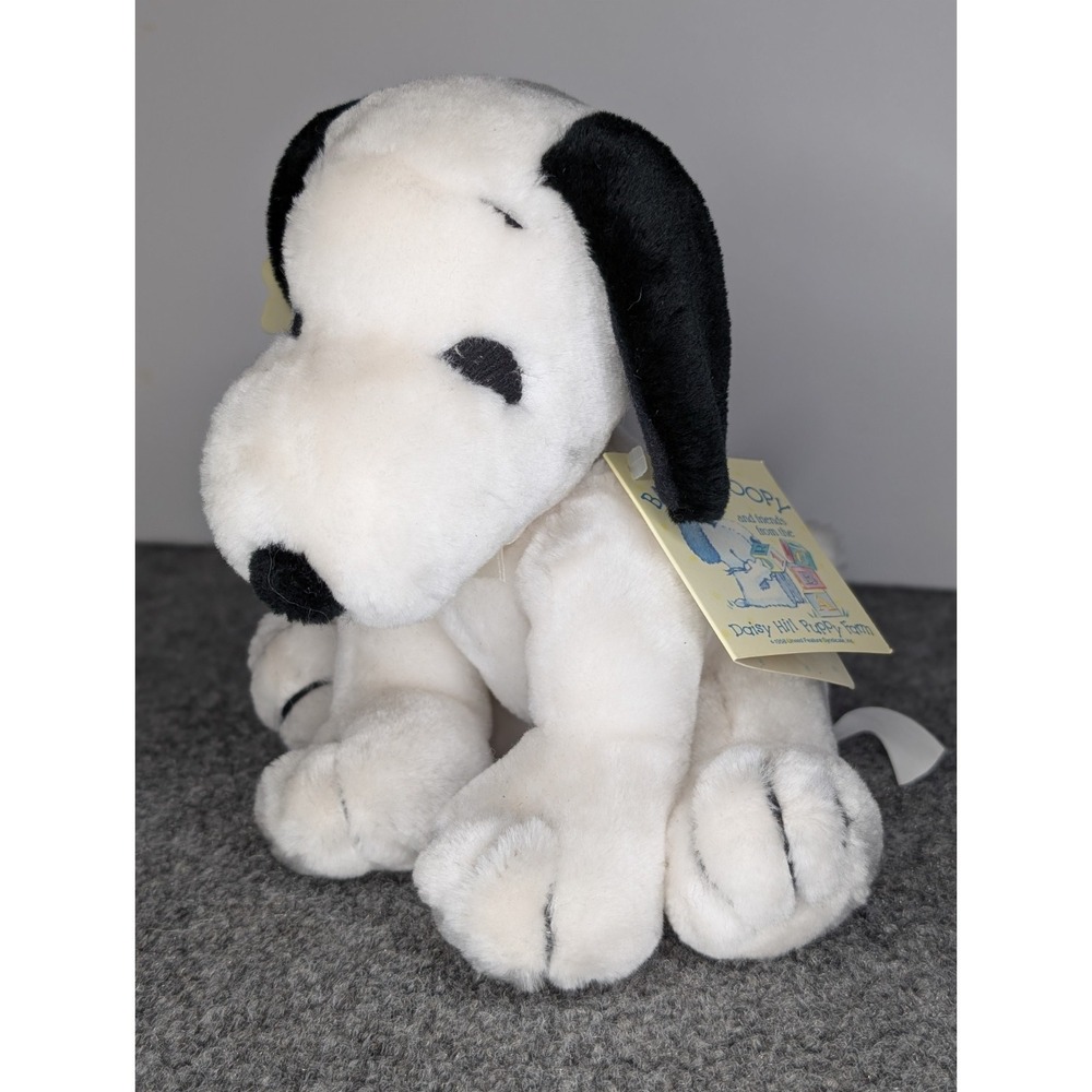 NWT Vintage‎ 1960's Applause Sitting Baby Snoopy Plush 7.5" Tall